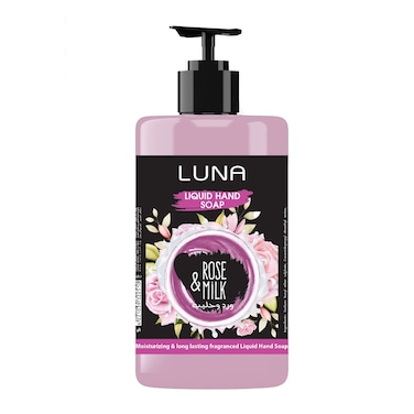 Luna Liquid Hand Soap with Rose and Milk - 500 ml