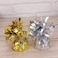 Party Time 6-Pieces Balloon Weights Foil Tinsel Metallic Balloon Weights Heavy Blocks for Birthday Party Decorations Props - Party Supplies