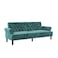 In House Nutella 2 In 1 Sofabed Linen Upholstered - Turquoise