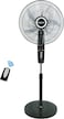 Flexy 18 Inches 5 Leaf Adjustable Height 3 Speed Stand Fan With Remote And Timer
