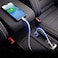 Porodo 60W Car Charger Transparent Dual Port PD 30W QC 18W with Coil Type-C