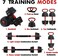 YALLA HomeGym 40KG Adjustable Dumbbells Barbell Set, 7 in 1 Weights Dumbbells with Connecting Rod