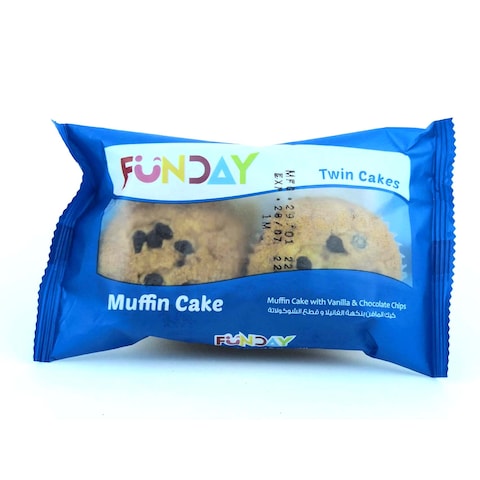 Funday Muffin Cake with Vanilla and Chocolate - 2 Pieces