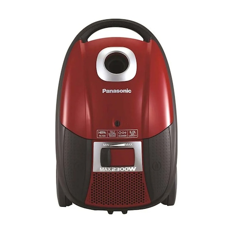 Panasonic Deluxe Bagged Vacuum Cleaner 2300W - Red - MC-CG717R349