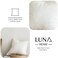 Luna Home 1 Piece 50*50cm Size, 100% Linen Cushion Cover, Solid Ivory