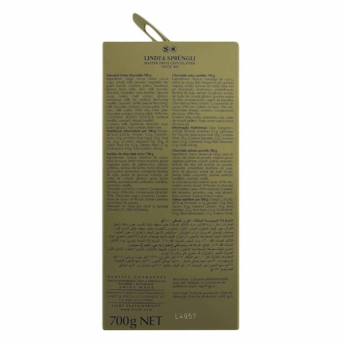 Lindt Swiss Premium Assorted Napolitains Dark Chocolate 700g