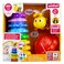 Winfun Stack 'N Learn Bee And Sunflowers Stacking Toy 000650 Multicolour
