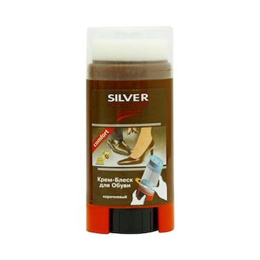 Silver Shine Shoe Cream Brown 50Ml
