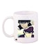 Bp Anime Captain Majid Printed Mug White/Black/Purple Standard Size