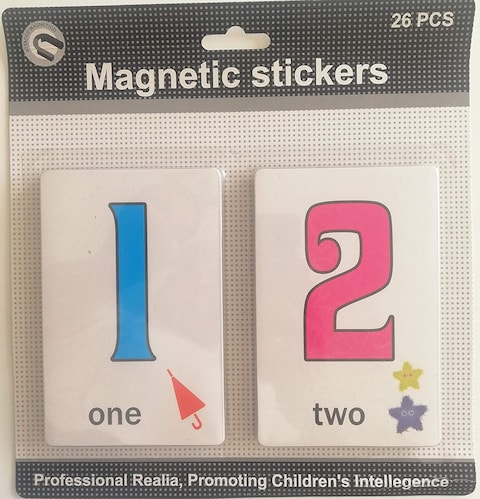 Generic Magnetic Number Learning Flash Card