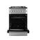 Geepas GCR5555 Portable Cooking Range, 4 Gas Burner Range top Rapid Convection Single Oven, 1 Year Manufacturer Warranty