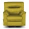 In House Velvet Rocking &amp; Rotating Recliner Chair - Gold - AB01