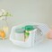 Royalford Cabinet Organizer- Rf11296 PP Plastic Multi-Purpose Rectangular Organizer Break-Resistant, Light-Weight, Durable Stackable And Convenient To Hold, White