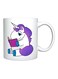 Giftex Ceramic Coffee Mug With Reading Unicorn Design White 10cm