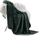 Comfy King Size Sheep Fur Blanket-Dark Green