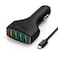 Aukey CC-T9 Qualcomm Quick Charge 3.0 4 Ports 55.5W USB Car Charger
