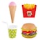 باور جوي يم يم مجموعة لعب وجبة البرغر متعددة الألوان