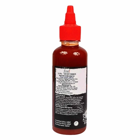 Real Thai Sriracha Extra Hot Chilli Sauce 240ml