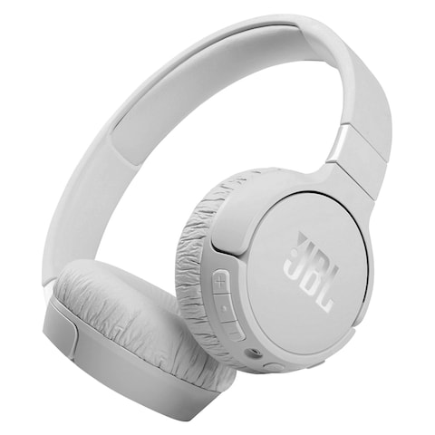 JBL Tune 660NC Wireless On-Ear Active Noise-Cancelling Headphones White