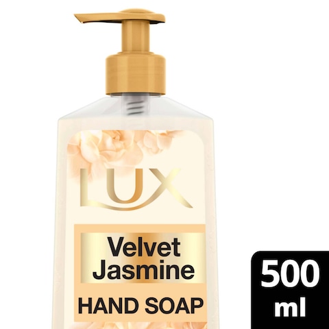 Lux Perfumed Liquid Hand Wash, for all skin types, Velvet Jasmine, glycerin enriched liquid soap, 500ml