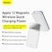 Baseus Magnetic Magsafe Wireless Quick Charging Power Bank 10000mAh with 2 USB Port 20W-White