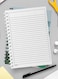 Lowha Spiral Notebook With 60 Sheets And Hard Paper Covers With Cover Green Nature Design, For Jotting Notes And Reminders, For Work, University, School