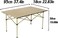 Yulan Outdoor Camp Table Portable, Folding Picnic Table For Camping, Sturdy Well Built Lightweight Stable Easy To Assemble, Prefect For Outdoor Summer Concert Picnic Events, B95Mh- 0381