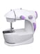 Generic Portable Mini Sewing Machine Hhe-7751 White/Purple