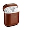 Protective Leather Case Cover For Apple Airpods 1 Dark Brown