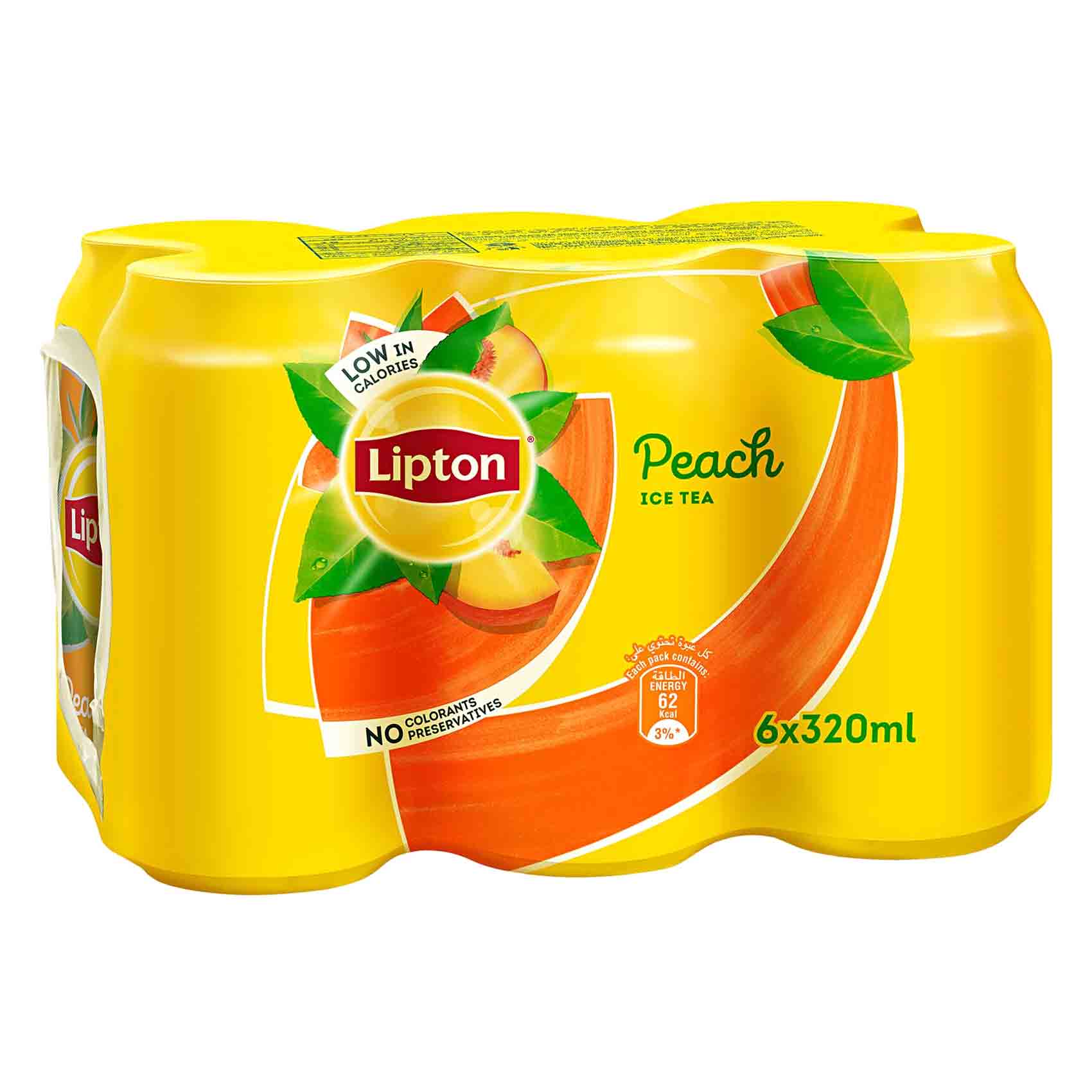 Lipton Peach Ice Tea 320ml &times; 6Pieces