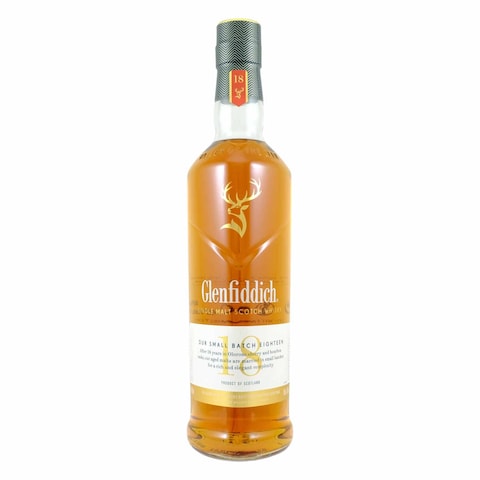 Glenfiddich 18 Years Old Single Malt Scotch Whisky 750ml