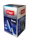Flair Peach Smooth Writing Ball Pen Set of 50 Pcs, Blue