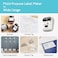 Phomemo M110 Bluetooth Label Maker - Portable Barcode Printer, Mini Wireless Thermal Label Maker Machine For Retail, Address, Jewelry, Home, For iOS &amp; Android, With 40mm X 30mm Label (1 Roll Of 100)