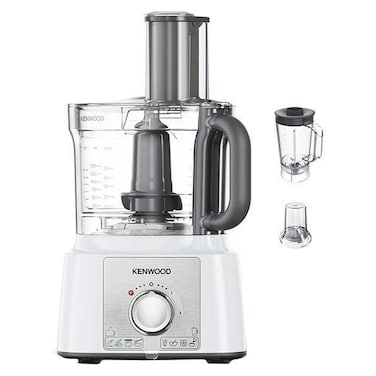 Kenwood MultiPro Express Food Processor FDP65.400WH, 3 L, 1000 W, Built In Grinder, White