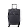 Delsey Optimax Lite 4 Wheel Soft Casing Expandable Check-In Trolley 70cm Black