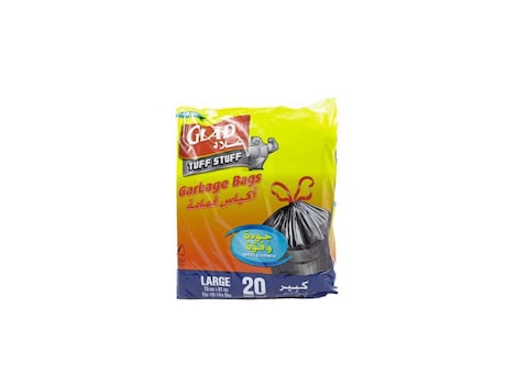 GLAD GARBAGE BAGS LARGE 70X81CM X20