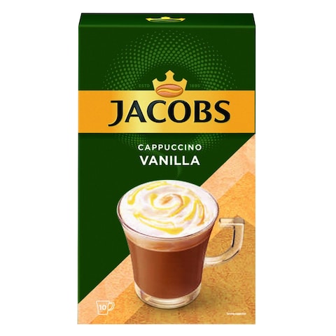 Jacobs Vanilla Cappuccino Instant Coffee 14.7g x 10 Pieces