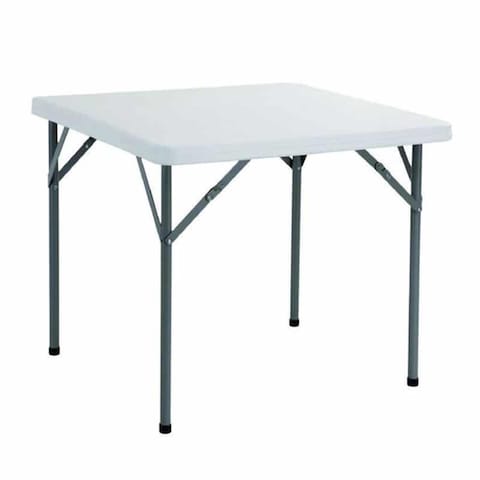 Weekender 88Cm Square Folding Table White #Ak-88