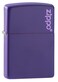 Zippo 237ZL Classic Purple Matte with Zippo Logo Windproof Lighter