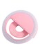 Generic Sg-11 Mini Rechargeable Phone LED Selfie Lamp Ring Light Pink/White