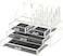 Generic [H14320] Acrylic Jewelry And Cosmetic Storage Display Boxes Organizer Two Pieces Set