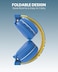 Moxedo Junior Wireless On-Ear Headphones for Kids Adjustable Foldable Design Stereo Headphone 90dB with Built-In Microphone Compatible for iPad/Phone/Tablet and Other Devices (Junior Javi)