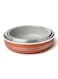 Dessini 4-Piece Bakeware Pan Set Brown Pan 1 (1X24), Pan 2 (1X26), Pan 3 (1X28), Pan 4 (1X30)Cm