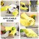 ZALCOON Silicone Dishwashing Gloves Reusable Rubber Cleaning Gloves, Dishwashing Gloves Silicone Glove Brush, Washing Gloves for Kitchen, Housework, Car, Bathroom, Clothes, Pet (Yellow)