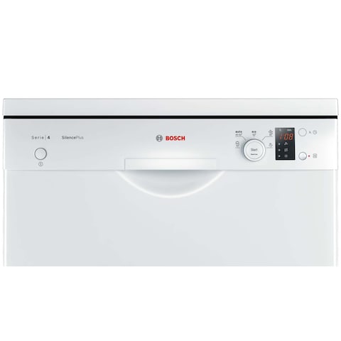 Bosch Serie 2 Dishwasher, 5 Programs, White- SMS50E92GC