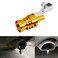 Universal Car Turbo Sound Whistle Exhaust Tailpipe Blow Off Valve Aluminum Alloy Auto Accessories - (Gold)