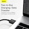 Baseus iPhone Cable USB to Lightning-Fast Charging Cable Charger Cable 2.4A Lightning Cord Compatible for iPhone 14/14 Pro/14 Plus/14 Max iPhone 13 Pro 12 Pro Max 11 XS SE 7 Plus 6S iPad Pro 2M Black