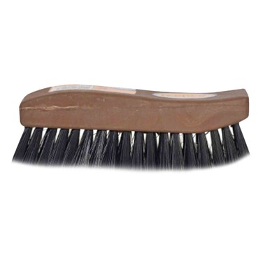 Teepee Black Bristles Shoe Brush Small 5 Inch