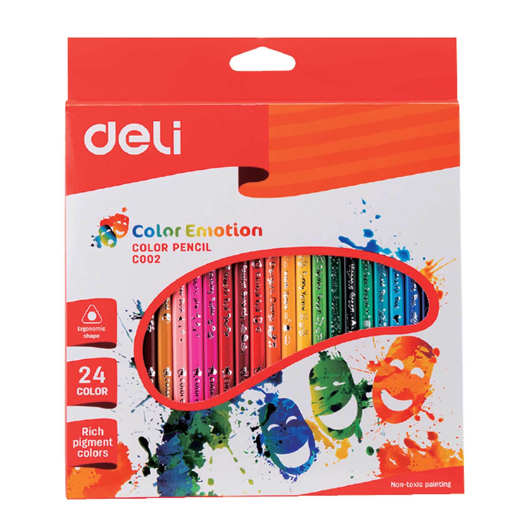 Deli Wooden Colored Pencil 36 Color