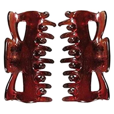 Titania 8021/8 B Hair Clips 2 Pieces Brown